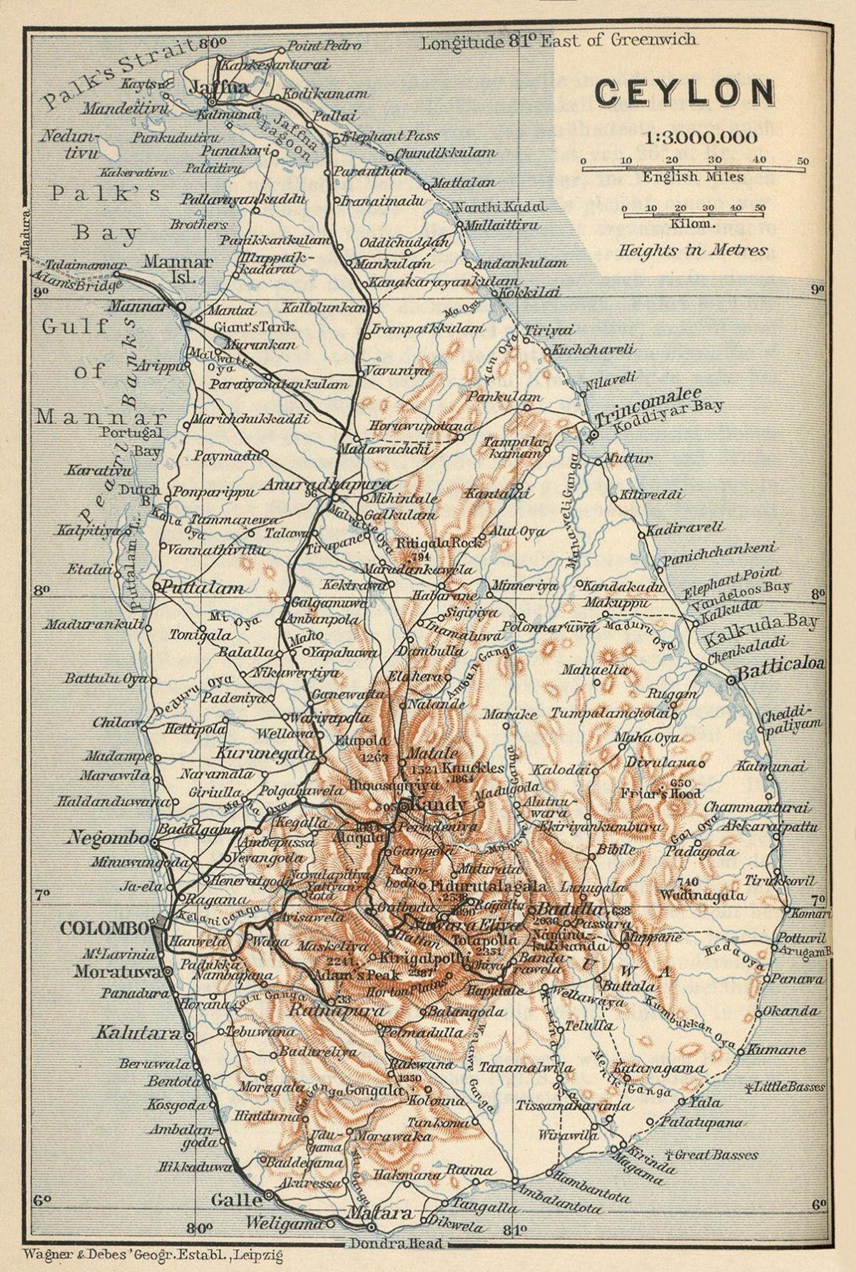 Ceylon di peta
