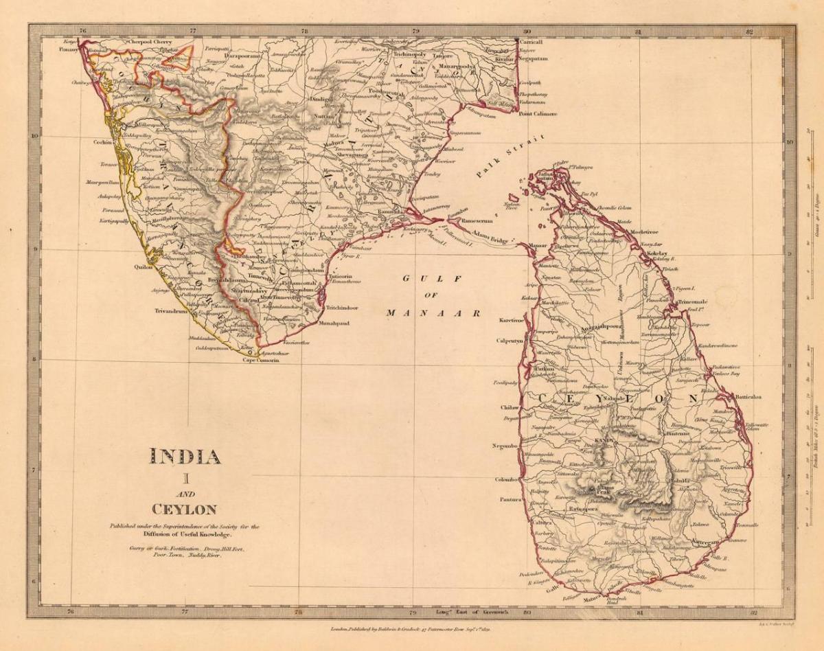 lama Ceylon peta