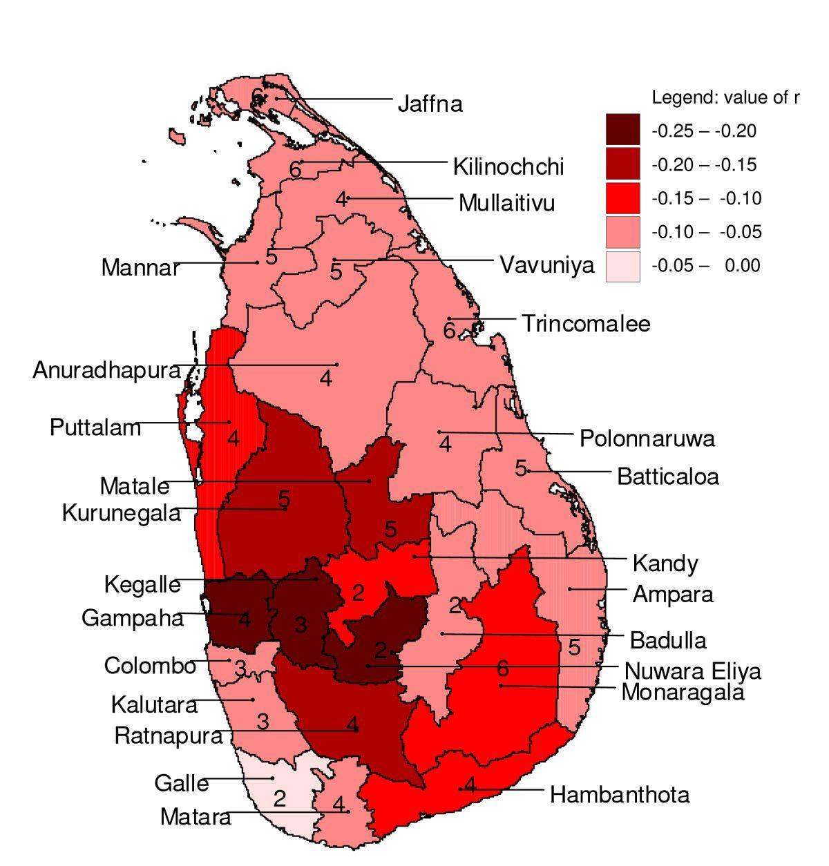 peta Sri Lanka malaria