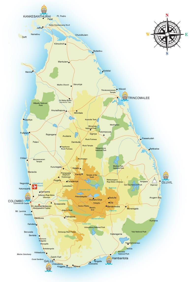 peta id pejabat Sri Lanka