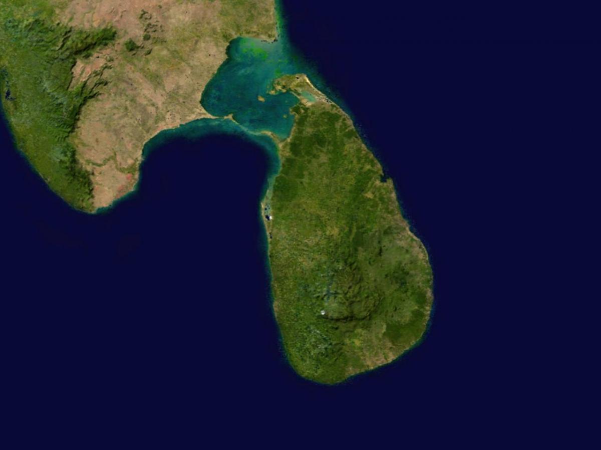 talian peta satelit Sri Lanka