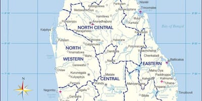 Peta grahalokagaraya Sri Lanka