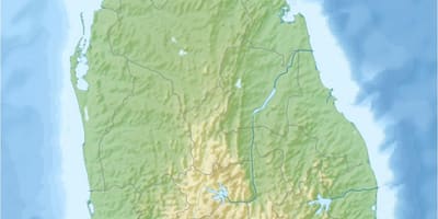 Peta - peta bumi Sri Lanka