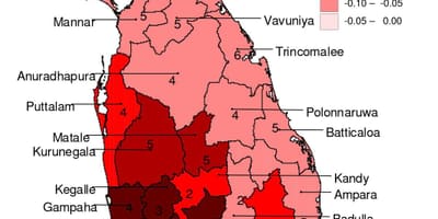 Peta Sri Lanka malaria