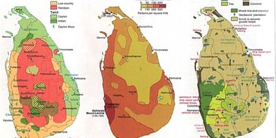 Peta Sri Lanka pertanian