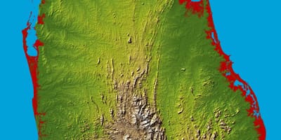 Peta Sri Lanka 3d