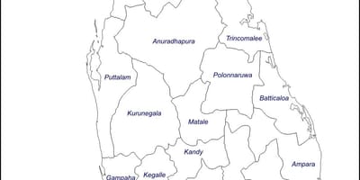 Sri Lanka peta lukisan