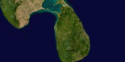 Talian peta satelit Sri Lanka